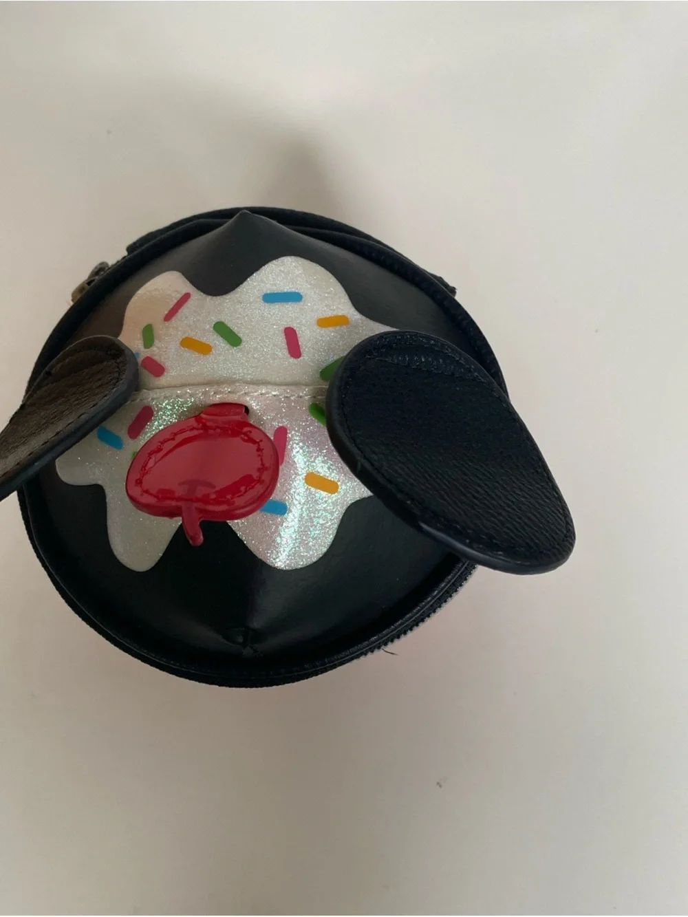 Disney Mickey Mouse Store Birthday Cupcake Zipper Zip Top Case Pouch